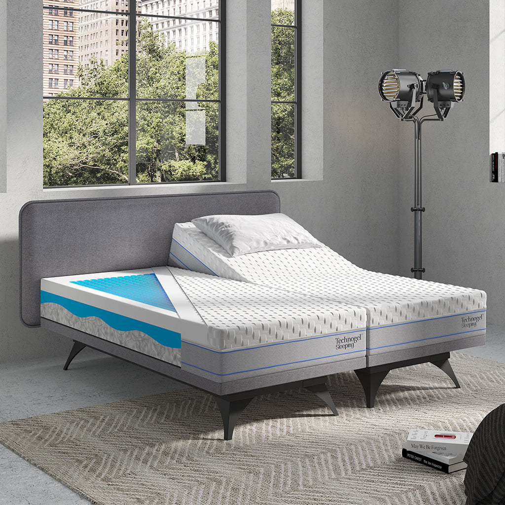 1 מיטה מתכווננת Letto Perfetto Technogel